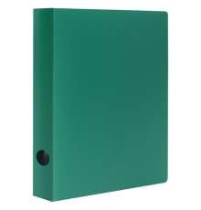 Папка на 2 кольцах STAFF, 40 мм, зеленая, до 300 листов, 0,5 мм, 225723