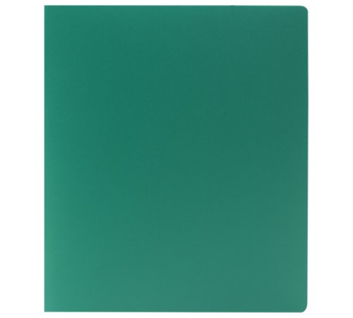 Папка на 2 кольцах STAFF, 40 мм, зеленая, до 300 листов, 0,5 мм, 225723