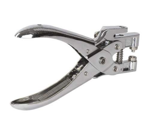 Дырокол металлический на 1 отверстие для люверса BRAUBERG 