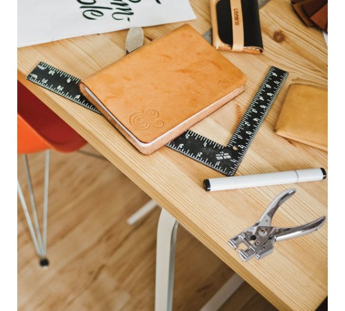 Дырокол металлический на 1 отверстие для люверса BRAUBERG 