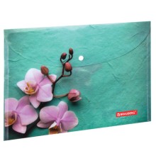 Папка-конверт с кнопкой BRAUBERG 