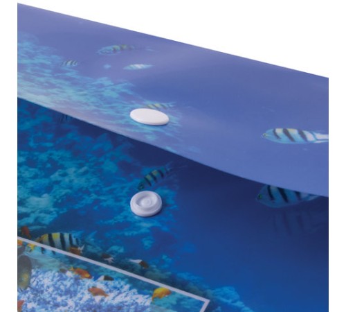 Папка-конверт с кнопкой BRAUBERG 