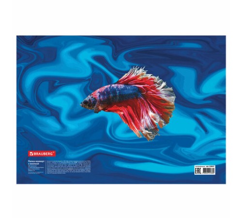 Папка-конверт с кнопкой BRAUBERG 