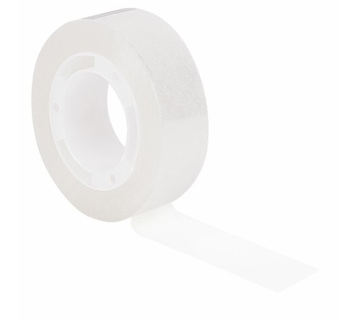 Клейкие ленты 12 мм х 33 м канцелярские STAFF CLASSIC, КОМПЛЕКТ 4 шт., прозрачные, 271260