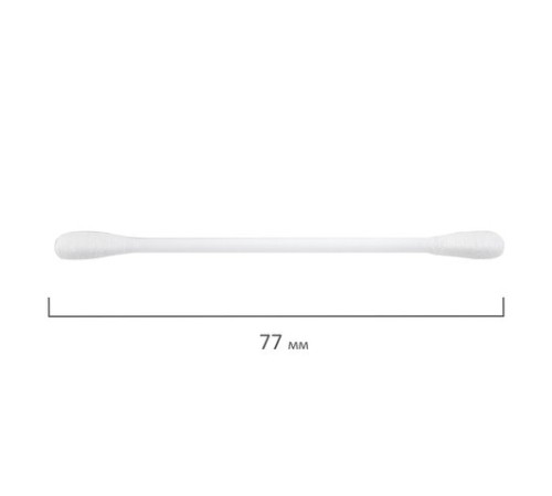 Ватные палочки КОМПЛЕКТ 200 шт., МЕЛОДИЯ, пластиковый стакан, 128857