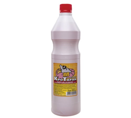 Средство для прочистки канализационных труб 1 л, КРОТАРАН, розовый, 60340, СМ-2330