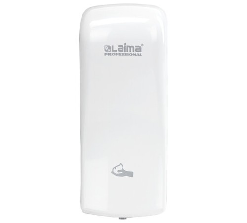 Дозатор для мыла-пены LAIMA PROFESSIONAL ORIGINAL, НАЛИВНОЙ, 0,8 л, белый, ABS-пластик, 605776