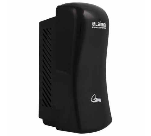 Дозатор для мыла-пены LAIMA PROFESSIONAL ORIGINAL, НАЛИВНОЙ, 0,8 л, черный, ABS-пластик, 605777