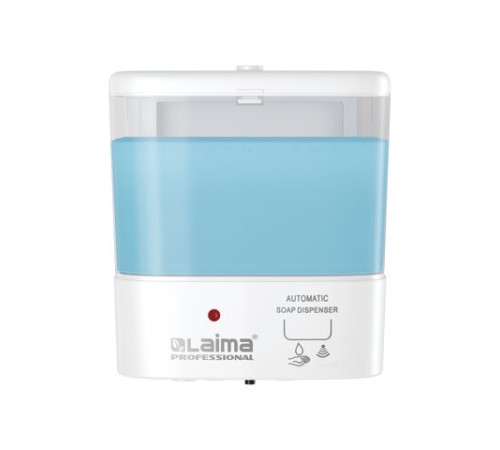 Дозатор для жидкого мыла LAIMA CLASSIC, НАЛИВНОЙ, СЕНСОРНЫЙ, 1 л, ABS-пластик, белый, 607317