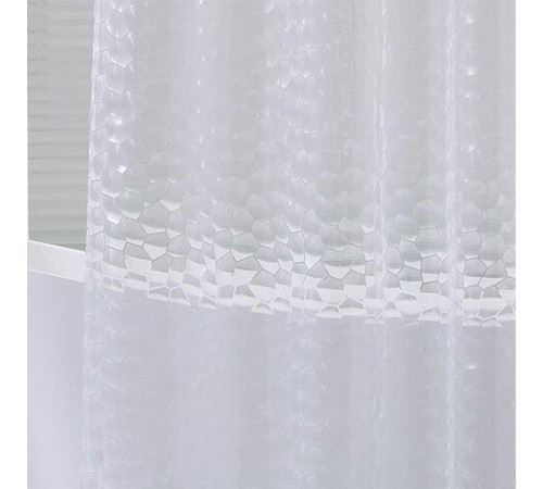 Штора для ванной комнаты CRYSTAL WALL с 3D-эффектом водонепроницаемая, 180х180 см, LAIMA HOME, 608451