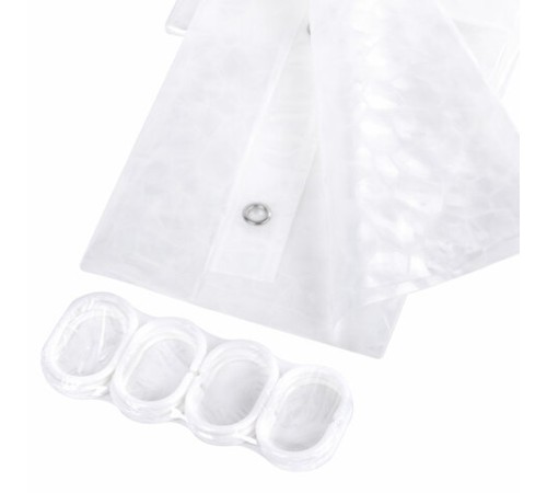 Штора для ванной комнаты CRYSTAL WALL с 3D-эффектом водонепроницаемая, 180х180 см, LAIMA HOME, 608451