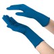 Перчатки латексные смотровые 25 пар (50 штук), размер 7-8, M (средний), синие, SAFE&CARE High Risk DL/TL210