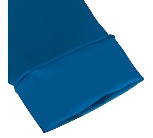 Перчатки латексные смотровые 25 пар (50 штук), размер 7-8, M (средний), синие, SAFE&CARE High Risk DL/TL210