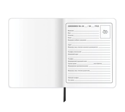 Дневник 1-4 класс 48 л., кожзам (гибкая), печать, фольга, ЮНЛАНДИЯ, 