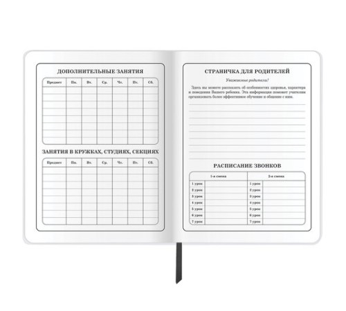 Дневник 1-4 класс 48 л., кожзам (гибкая), печать, фольга, ЮНЛАНДИЯ, 