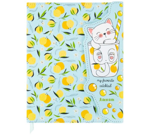 Дневник 1-11 класс 48 л., кожзам (твердая), магнитный клапан, ЮНЛАНДИЯ, 