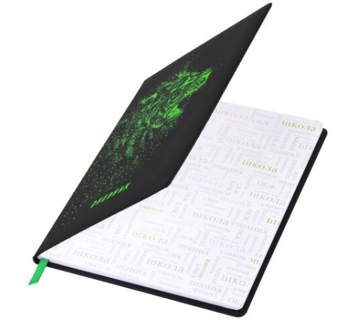 Дневник 1-11 класс 48 л., кожзам (твердая с поролоном), флуоресцентный, BRAUBERG, 