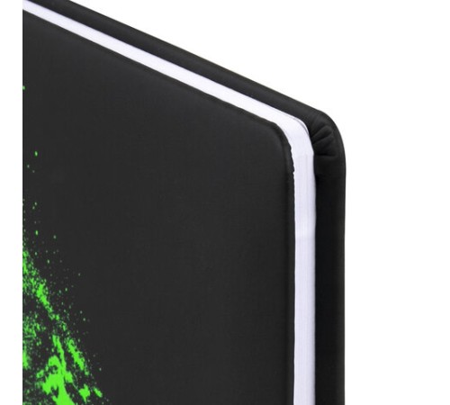 Дневник 1-11 класс 48 л., кожзам (твердая с поролоном), флуоресцентный, BRAUBERG, 