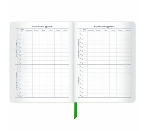 Дневник 1-11 класс 48 л., кожзам (твердая с поролоном), флуоресцентный, BRAUBERG, 