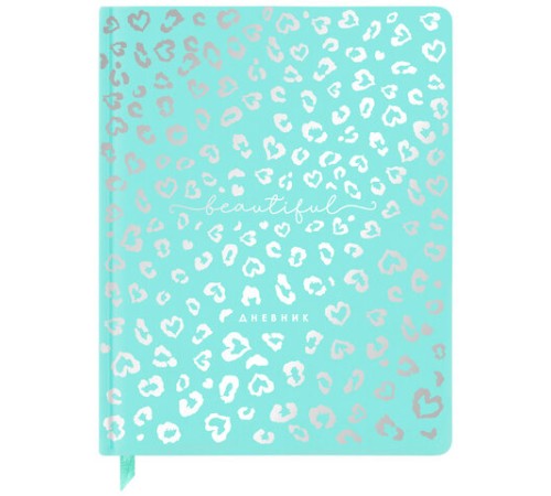 Дневник 1-11 класс 48 л., кожзам SoftTouch (твердая с поролоном), фольга, BRAUBERG, 