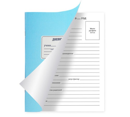 Дневник 1-11 класс 40 л., на скобе, ПИФАГОР, обложка картон, 