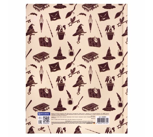 Дневник 5-11 класс 48 л., твердый, BRAUBERG, выборочный лак, с подсказом, 