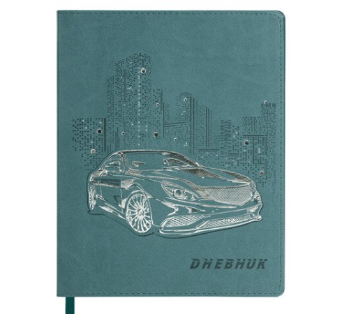 Дневник 1-11 класс 48 л., кожзам (гибкая), термотиснение, фольга, BRAUBERG, 