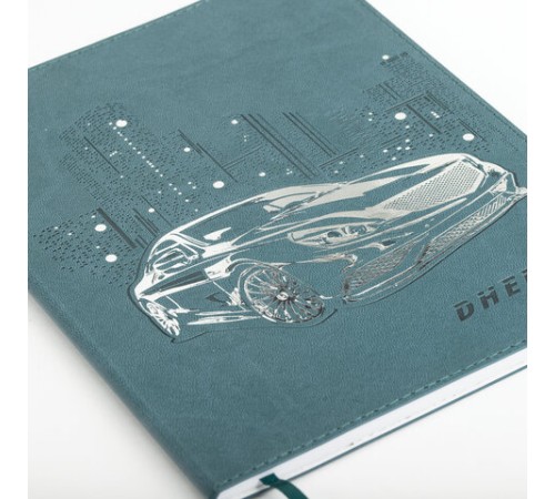 Дневник 1-11 класс 48 л., кожзам (гибкая), термотиснение, фольга, BRAUBERG, 