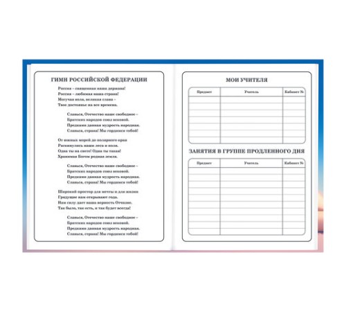 Дневник 1-4 класс 48 л., твердый, BRAUBERG, глянцевая ламинация, с подсказом, 