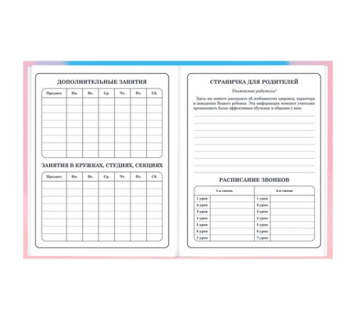 Дневник 1-4 класс 48 л., твердый, BRAUBERG, выборочный лак, с подсказом, 