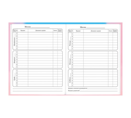 Дневник 1-4 класс 48 л., твердый, BRAUBERG, выборочный лак, с подсказом, 