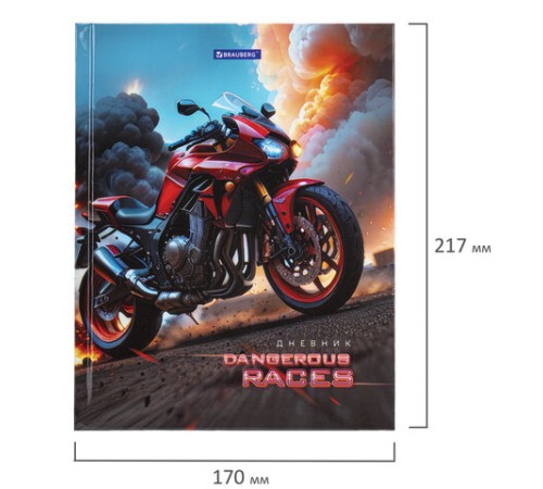 Дневник 5-11 класс 48 л., твердый, BRAUBERG, глянцевая ламинация, с подсказом, 