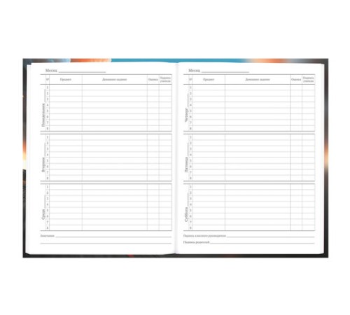 Дневник 5-11 класс 48 л., твердый, BRAUBERG, глянцевая ламинация, с подсказом, 