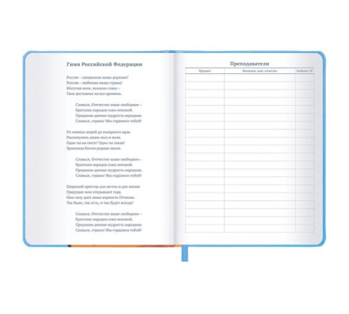 Дневник 1-11 класс 48 л., кожзам (твердая), печать, резинка, конверт, BRAUBERG, 