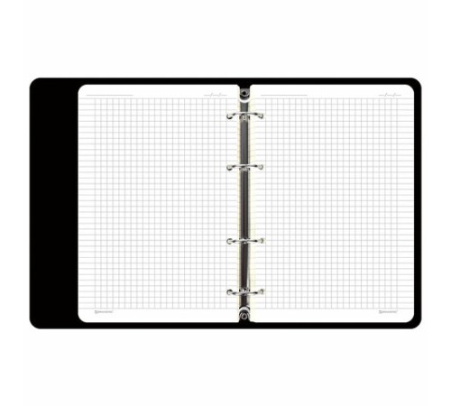 Тетрадь на кольцах А5 (180х220 мм), 80 листов, под кожу, клетка, BRAUBERG VISTA, Inspiration, 112124