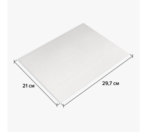 Бумага для акварели А4 210х297 мм, 1 лист, 200 г/м2, ГОЗНАК СПб, зерно, BRAUBERG ART CLASSIC, 113208