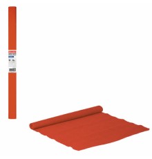 Бумага гофрированная/креповая, 32 г/м2, 50х250 см, оранжевая, в рулоне, BRAUBERG, 126530