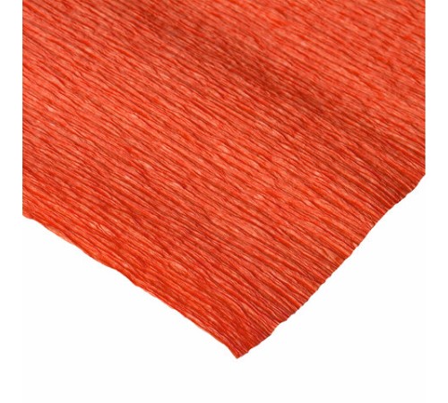 Бумага гофрированная/креповая, 32 г/м2, 50х250 см, оранжевая, в рулоне, BRAUBERG, 126530