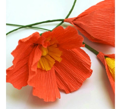 Бумага гофрированная/креповая, 32 г/м2, 50х250 см, оранжевая, в рулоне, BRAUBERG, 126530