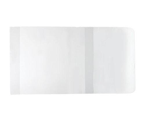 Обложка ПВХ для учебников и тетрадей А4, контурных карт, атласов БОЛЬШОГО ФОРМАТА, ПЛОТНАЯ, 120 мкм, 302х575 мм, прозрачная, ПИФАГОР, 225771