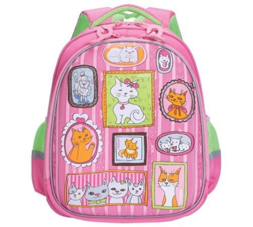 Ранец GRIZZLY анатомическая спинка, 2 отделения, 