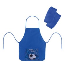 Фартук с нарукавниками ПИФАГОР, 44x55 см, 1 карман, дизайн на кармане, 