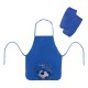 Фартук с нарукавниками ПИФАГОР, 44x55 см, 1 карман, дизайн на кармане, 