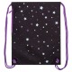 Мешок для обуви BRAUBERG PREMIUM, карман, подкладка, светоотражающие элементы, 43х33 см, Shiny star, 270283