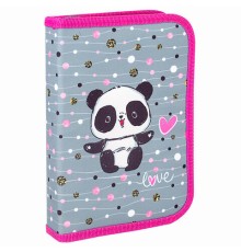 Пенал с наполнением BRAUBERG, 1 отделение, 1 откидная планка, 24 предмета, полиэстер, 21х14 см, 