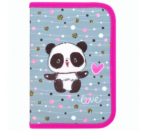 Пенал с наполнением BRAUBERG, 1 отделение, 1 откидная планка, 24 предмета, полиэстер, 21х14 см, 