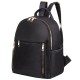 Рюкзак BRAUBERG PODIUM женский, карман-антивор, нейлон, черный, 30х26х12 см, 270814