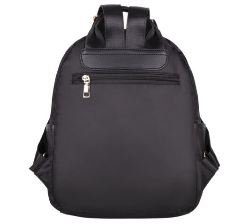 Рюкзак BRAUBERG PODIUM женский, карман-антивор, нейлон, черный, 30х26х12 см, 270814