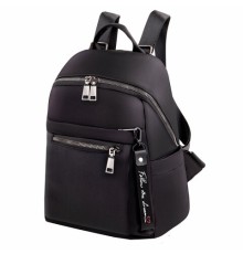 Рюкзак BRAUBERG PODIUM женский, карман-антивор, нейлон, черный, 32х26х15 см, 270815