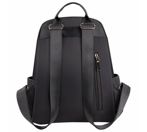Рюкзак BRAUBERG PODIUM женский, карман-антивор, нейлон, черный, 32х26х15 см, 270815